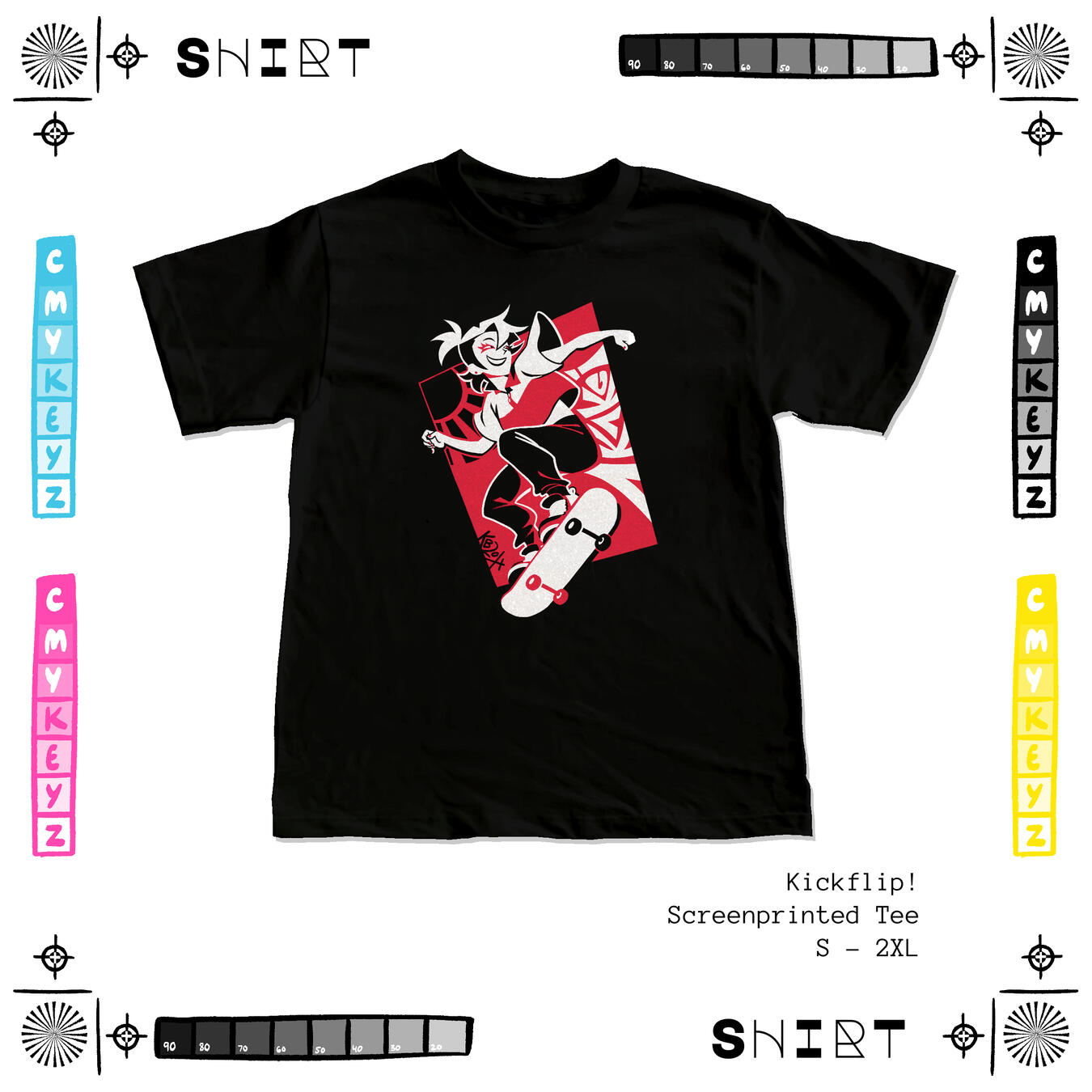 Kickflip! Screenprinted Tee Kickflip! Screenprinted Tee