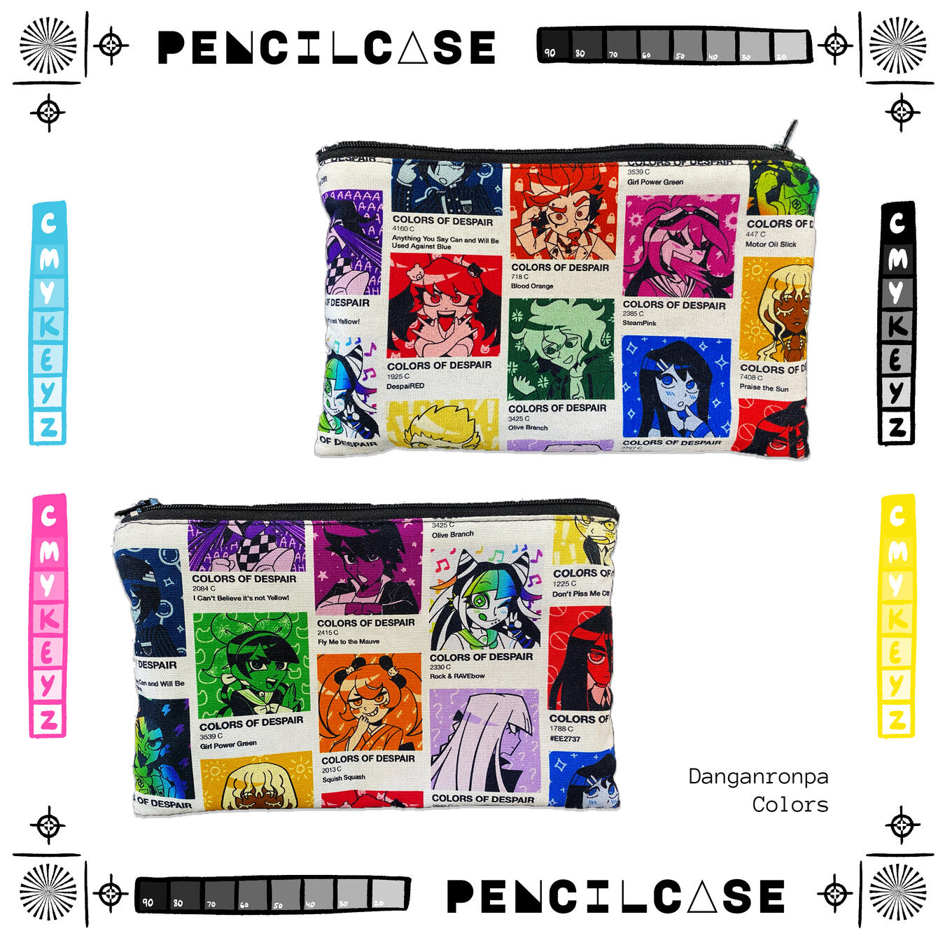 Danganronpa Color-Themed Pencil Case Danganronpa Color-Themed Pencil Case