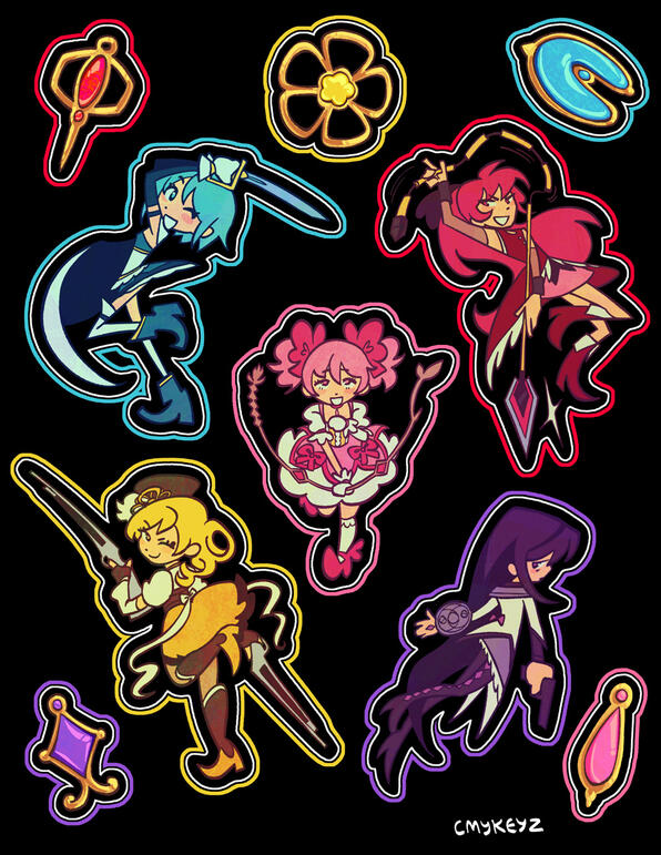4.25 x 5.5" sticker sheet