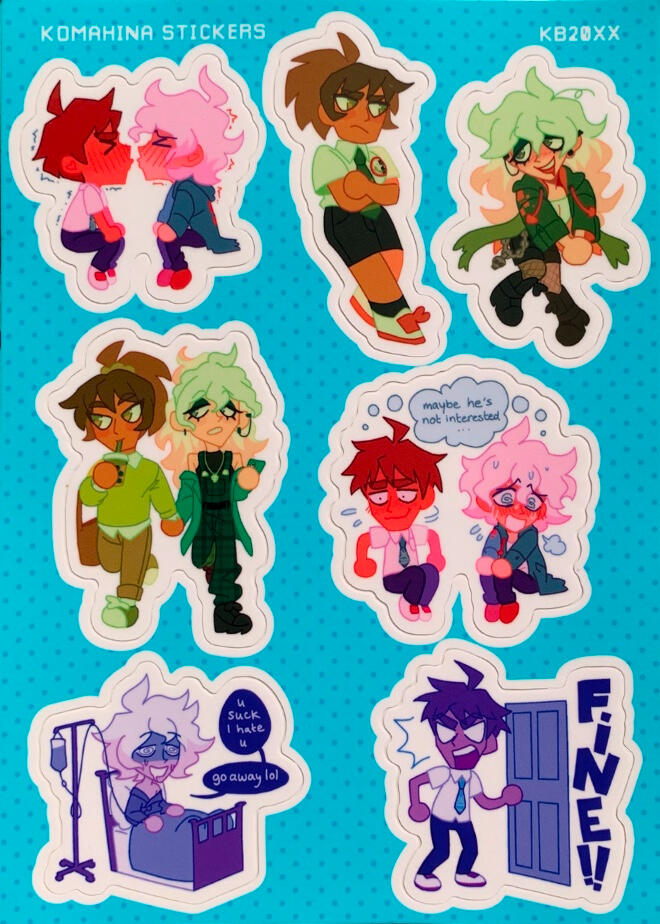 CLEARANCE! 5 x 7" sticker sheet