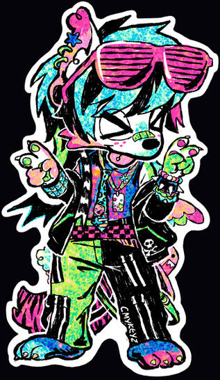 3" sticker