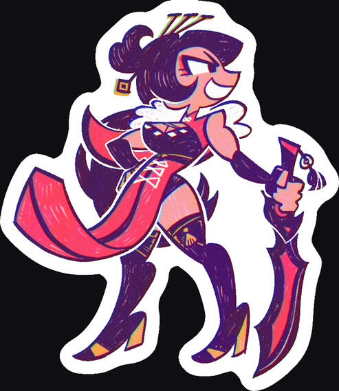 CLEARANCE! 3" sticker (PACK ONLY)