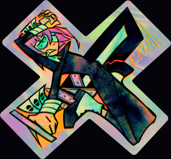 3" holo sticker (PACK ONLY)