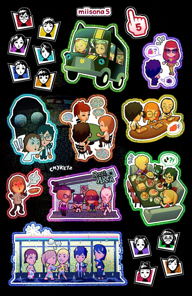 NEW! LARGE glitter | mii persona 3