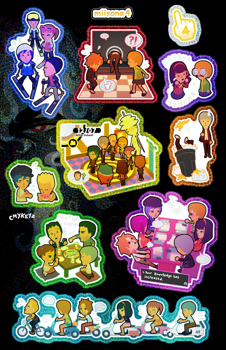 LARGE glitter | mii persona 4