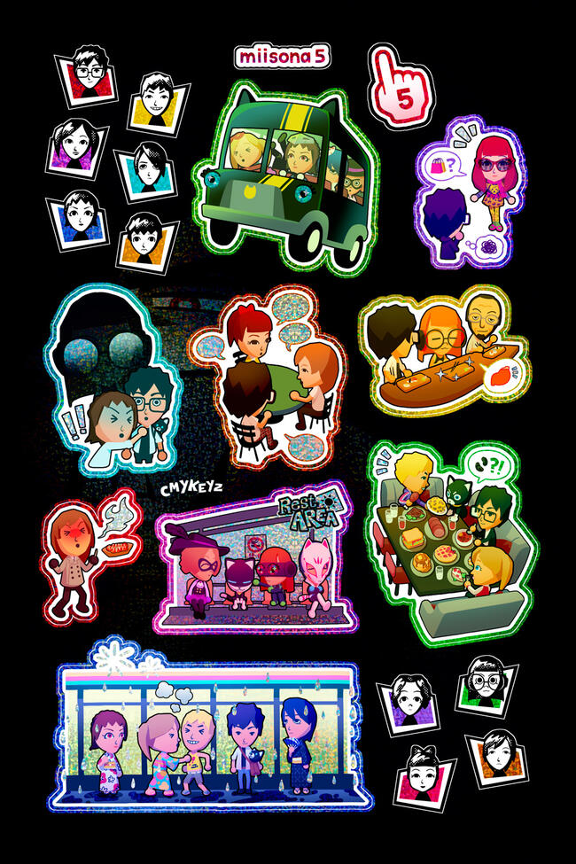 NEW! 5.5 x 8.5" glitter sticker sheet