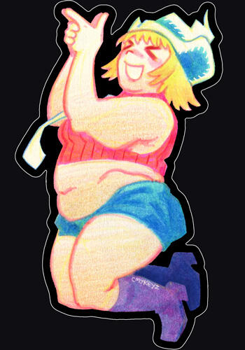 3" sticker